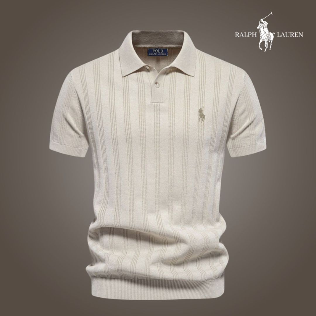 RL Herren Seabreeze Texturiertes Polo – Mühelose Eleganz