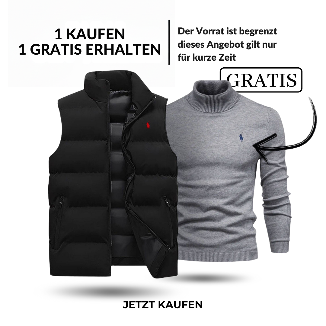 RL Herren Aspen Weste + Gratis-Pullover