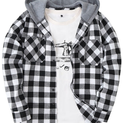 Jonas | Timberland Klassisches Flanellhemd mit Hoodie