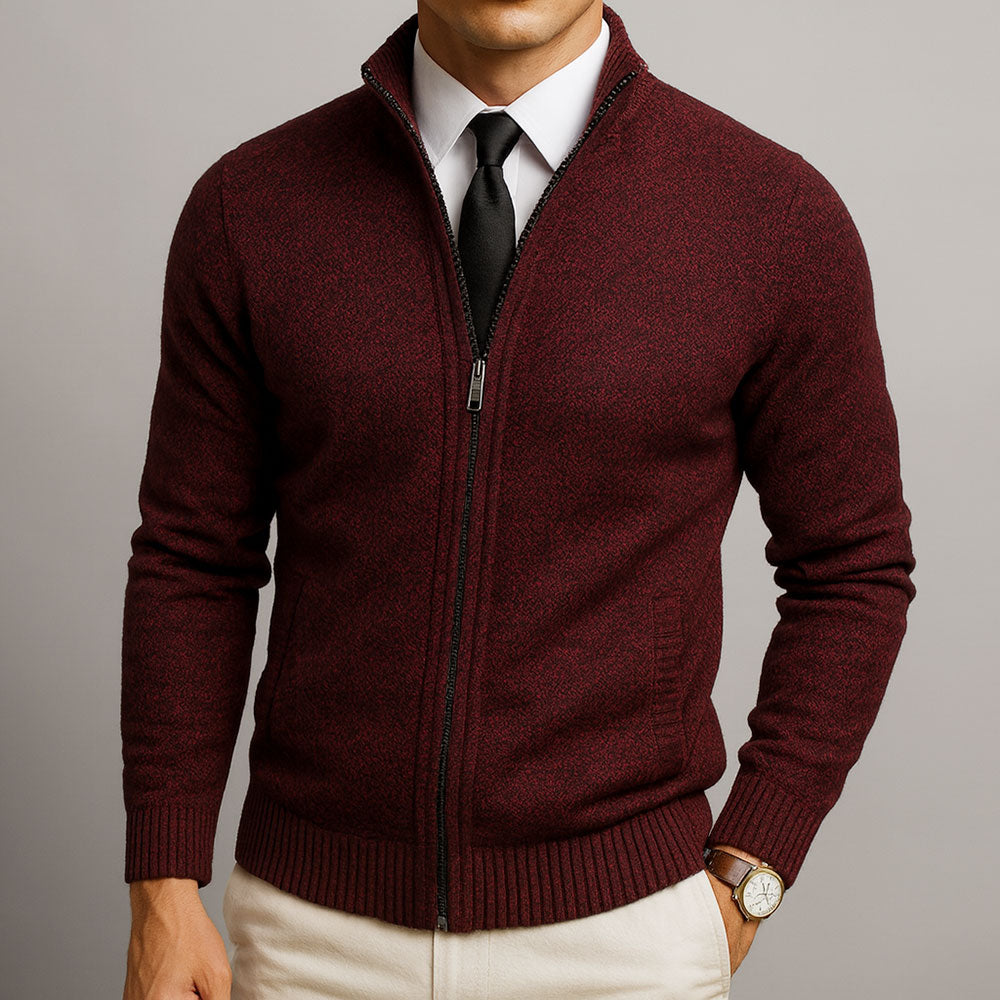 Philipp | Feiner Strickcardigan aus Merinowolle