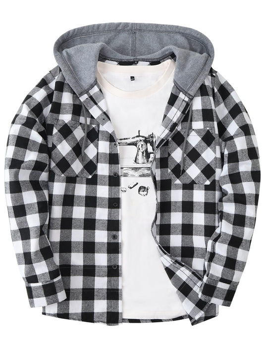 Jonas | Timberland Klassisches Flanellhemd mit Hoodie