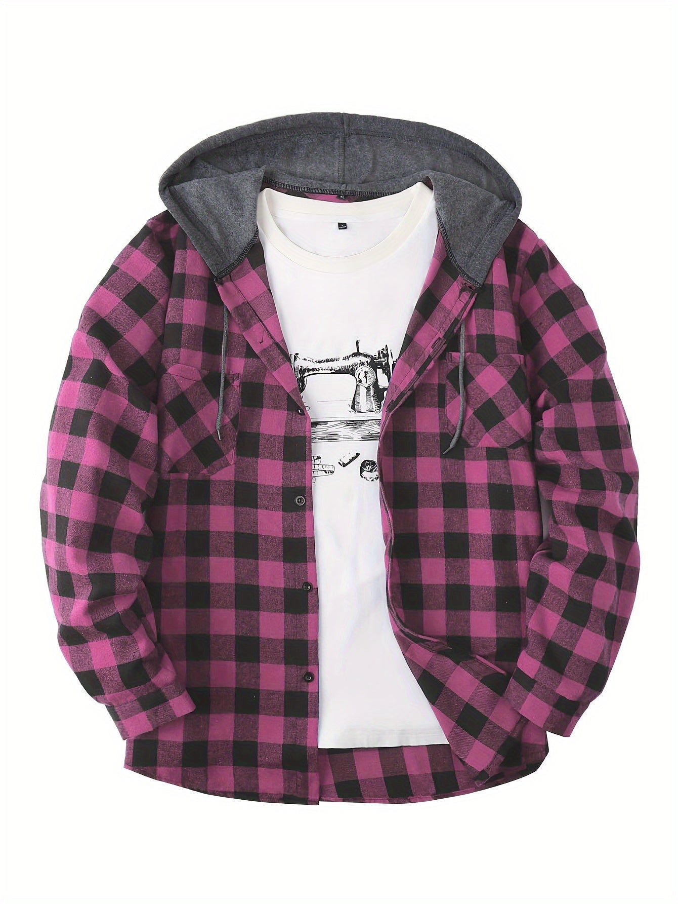Jonas | Timberland Klassisches Flanellhemd mit Hoodie