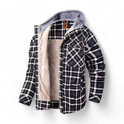 Luca | Gefütterte Herrenjacke für kalte Wintertage