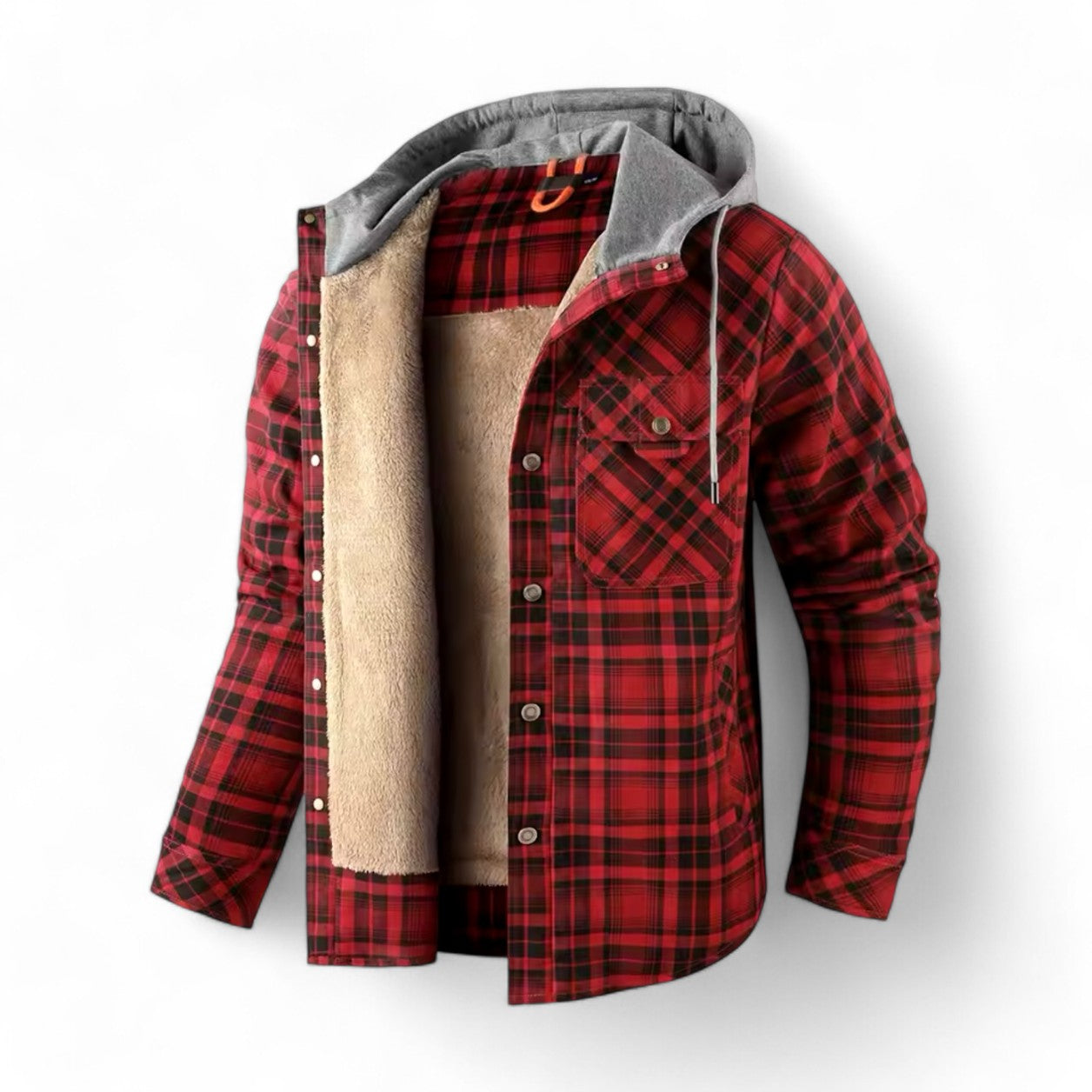 Luca | Gefütterte Herrenjacke für kalte Wintertage