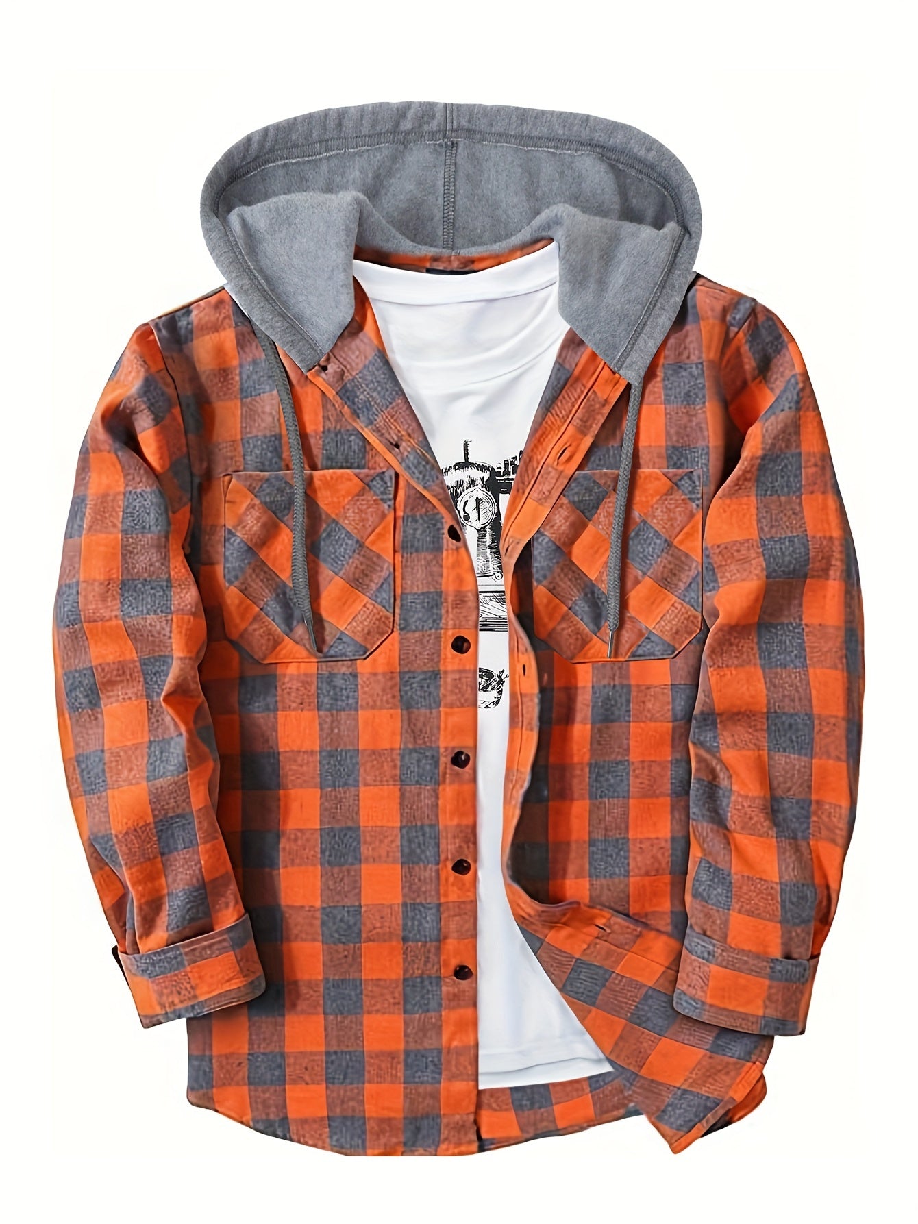 Jonas | Timberland Klassisches Flanellhemd mit Hoodie