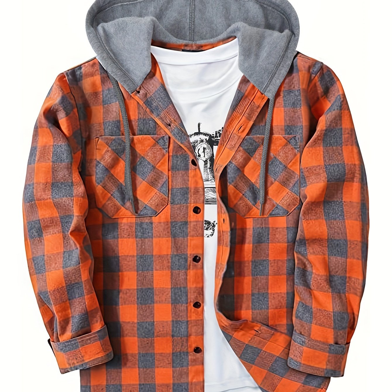 Jonas | Timberland Klassisches Flanellhemd mit Hoodie